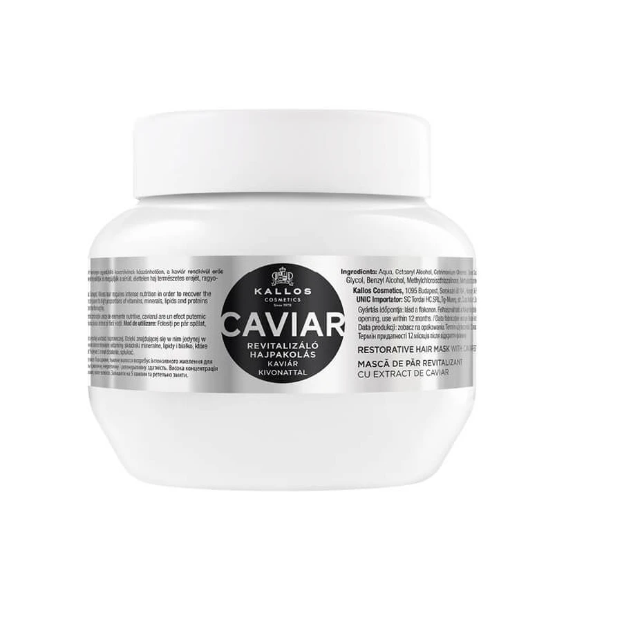 Kallos KJMN Caviar Restorative Hair Mask rewitalizująca maska do włosów z ekstraktem z kawioru, 275ml: ceny i cechy