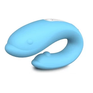 Winter-RTC Flexibler Fernbedienungsvibrator mit 9 Vibrationsmodi Hellblau