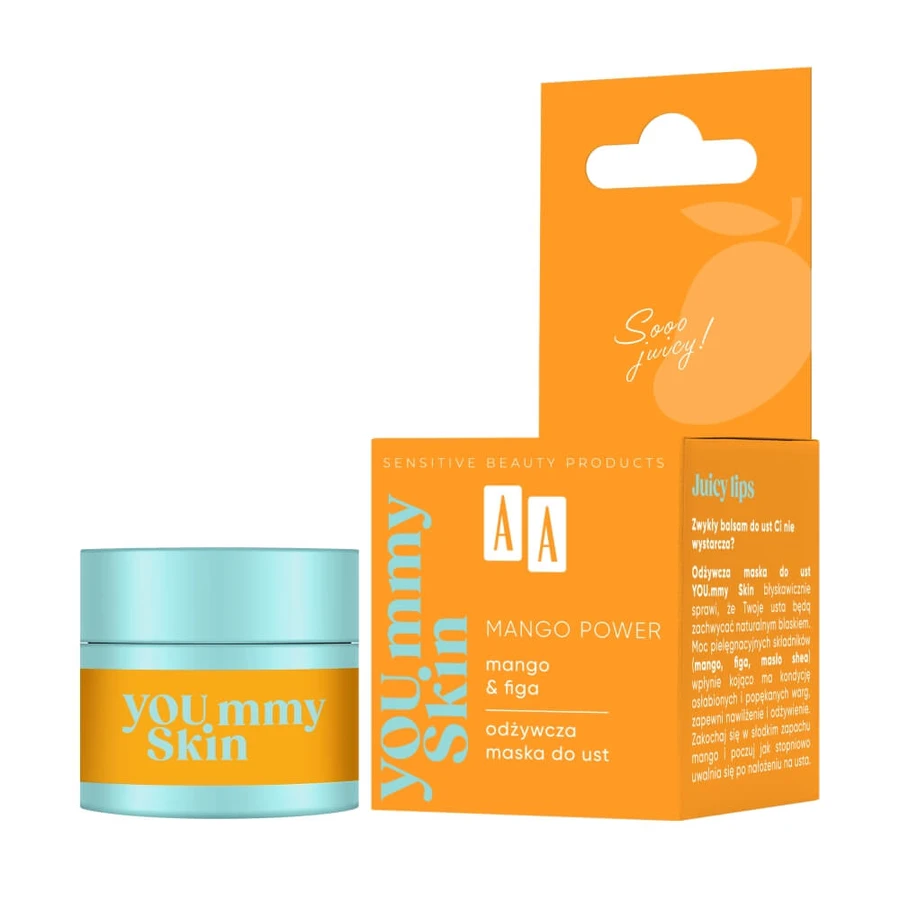 Oceanic AA YOU.mmy Skin Mango Power Voedend Lip Masker, 10 g