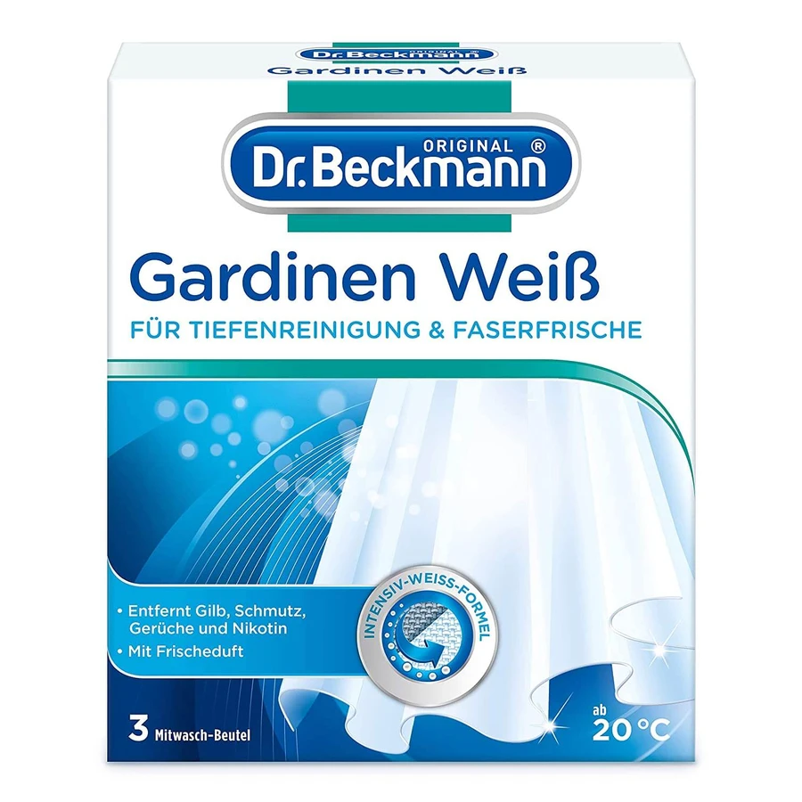 Dr. Beckmann, Gardinenwaschsalz in Beuteln, 120 g