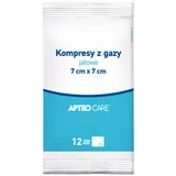 Apteo Care sterile gauze compress 7 cm x 7 cm 1 pack of 3 pieces
