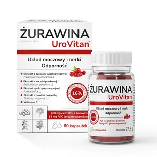 Startseite Erste-Hilfe-Kit Cranberry UroVitan, 60 Kapseln