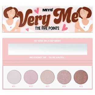MIYO The Five Points Very Me Lidschatten-Palette, 6,5 g