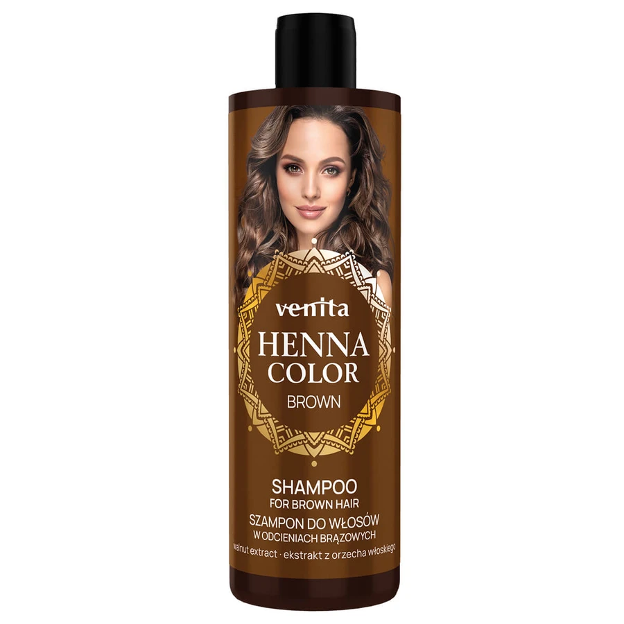 Venita Henna Color Brown Shampoo for brown hair, 300 ml