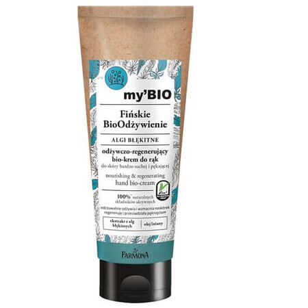 Crema Bio pentru maini cu extract de alge albastre, 100ml, Farmona