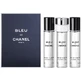 Chanel Bleu de Chanel Pour Homme Eau de Toilette + Nachfüllpackungen 3x20 ml