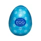 Tenga Easy Beat Egg Snow Crystal Disposable Masturbator in the shape of an egg