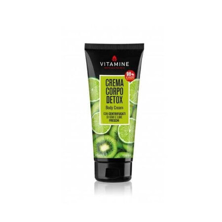 Crema de corp, detox, Kiwi si lime, 200ml, Vitamine