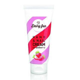 Cremă de mâini și unghii cu căpșuni Dairy Fun, 70 ml, Delia Cosmetics