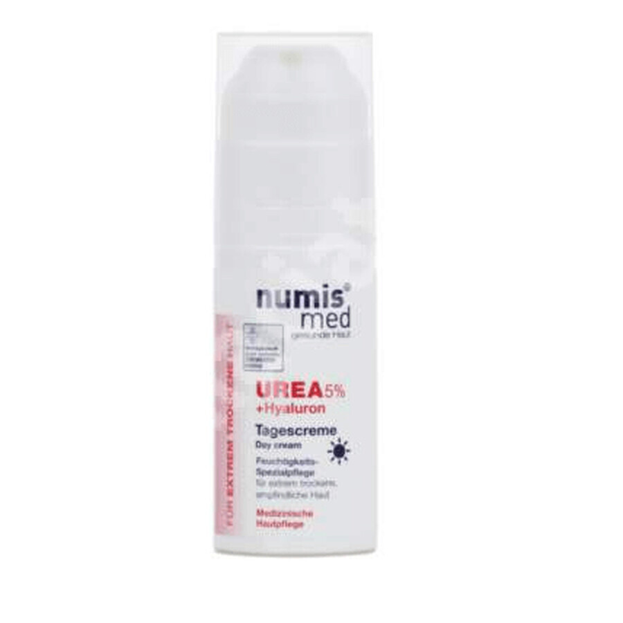 Crema de zi cu 5% uree si Hyaluron, 50 ml, NumisMed