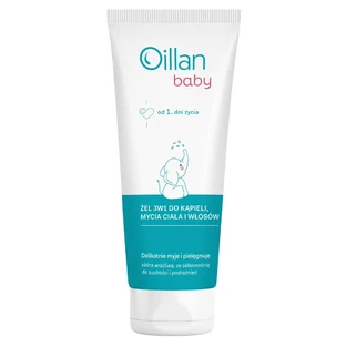 Oillan Baby 3-in-1 bath and body wash and hair gel from day 1, 100 ml