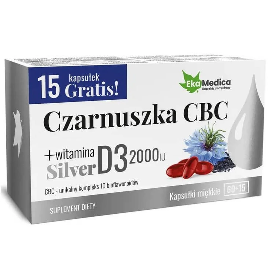 Ekamedica CBC Silberkümmel, 75 Kapseln
