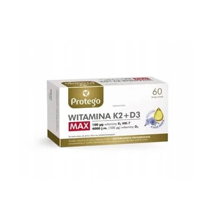 Protego Vitamine K2 + D3 Max, 60 gélules