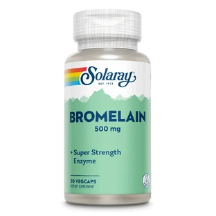 Bromelain 500mg Solaray, 30 capsules, Secom