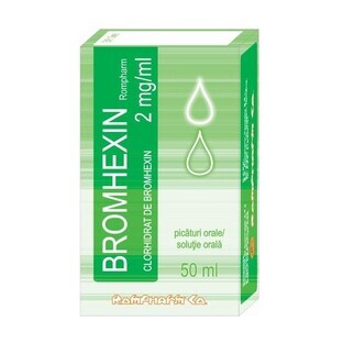 Bromhexin 0,2%, Lösung, 50 ml, Rompharm