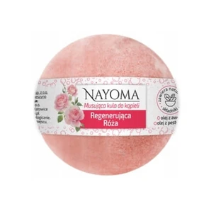 Nayoma Sparkling bath ball regenerating rose, 130 g