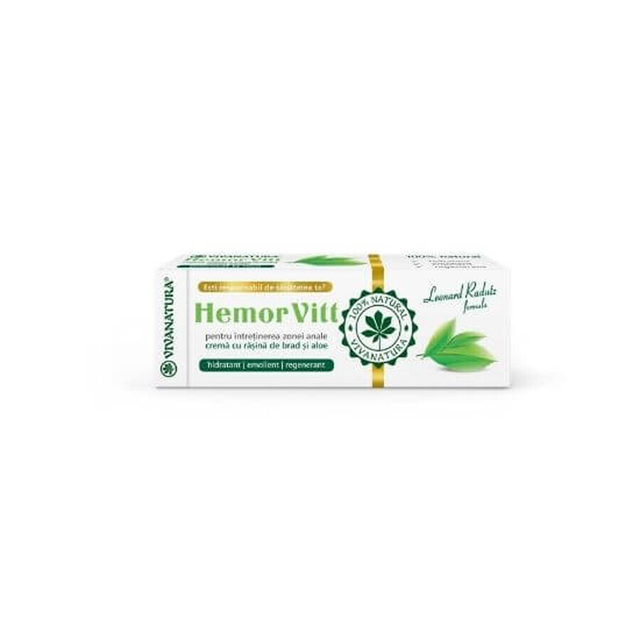 Analpflegecreme, 50 ml, Hemorvit, Vivanatura