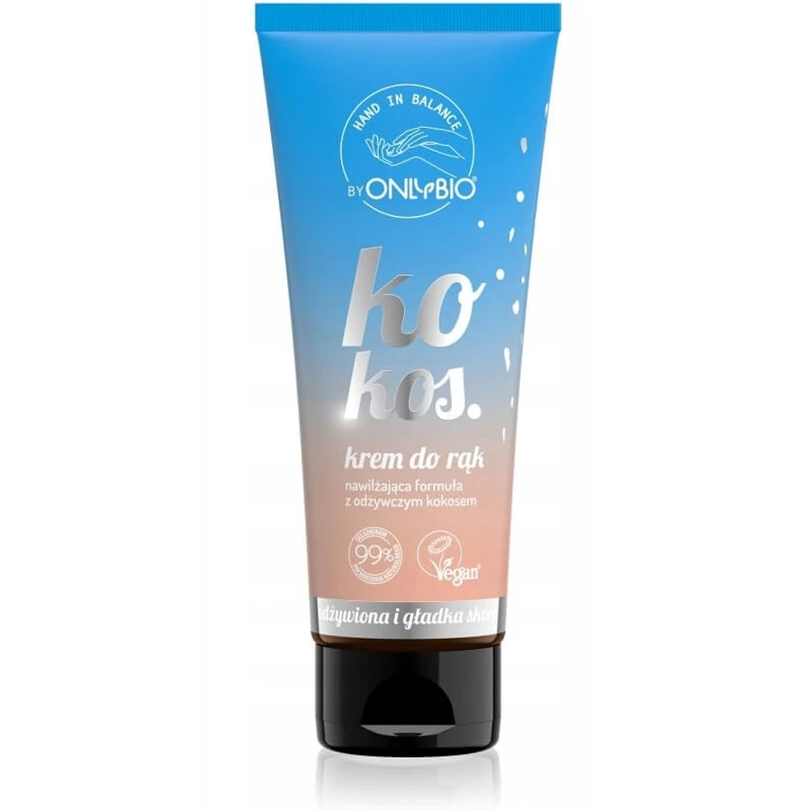 OnlyBio Krem do rąk nawilżający Kokos, 50 ml: ceny i cechy