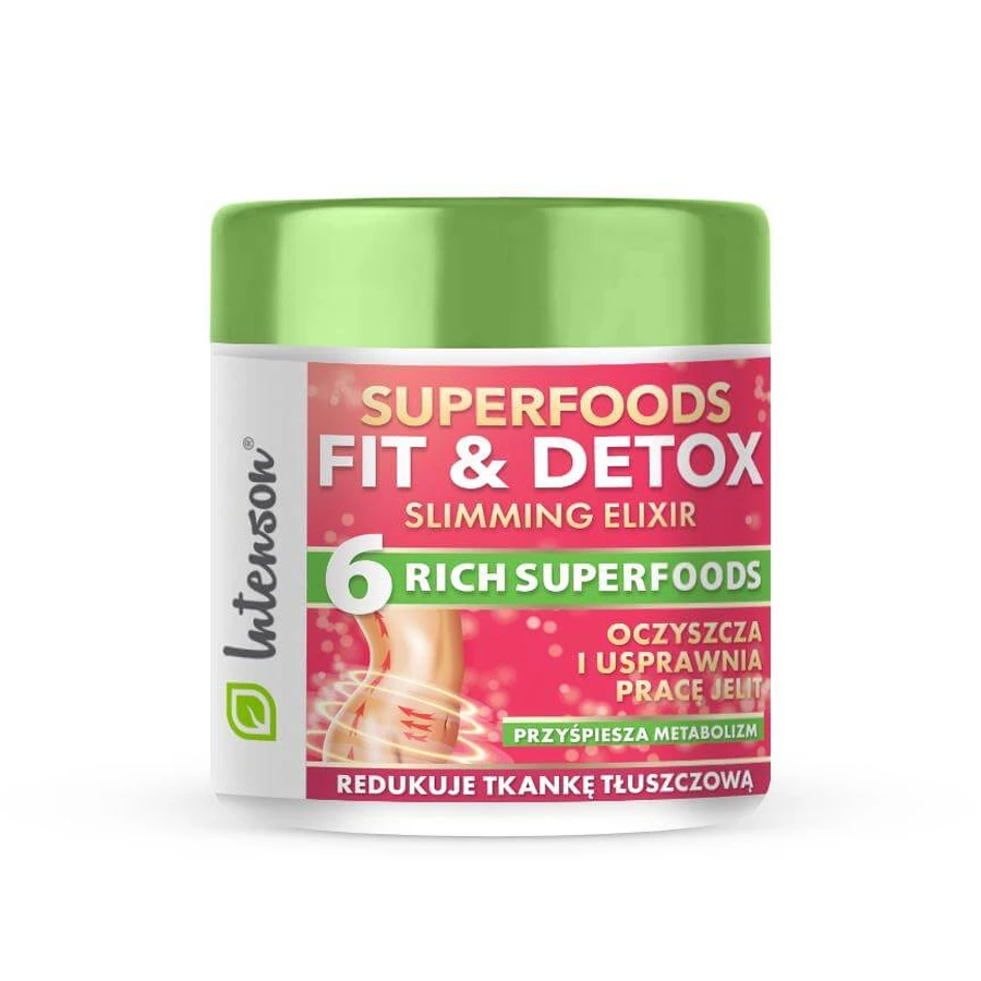 Intenson Superfoods Fit amp ; Detox Elixir Fibre shake, 135g