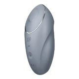 Satisfyer Tap amp; Climax 1 Opleg vibrator met tapfunctie Blauwgrijs