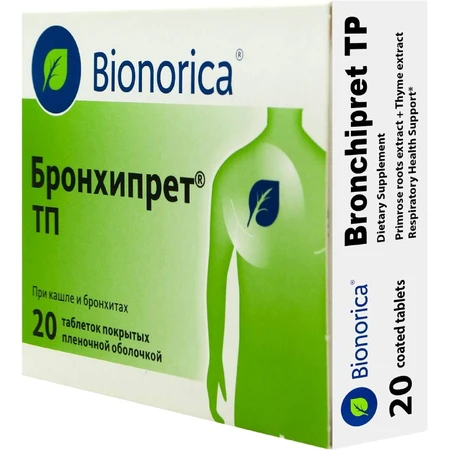 Bronchipret TP, 20 tabletten, Bionorica