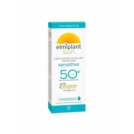 Sonnenschutzcreme für das Gesicht, SPF 50+, 50ml, Elmiplant