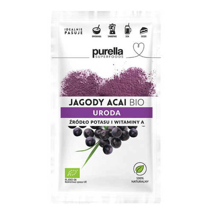 Purella Supervoeding ACAI Bessen BIO 21 g