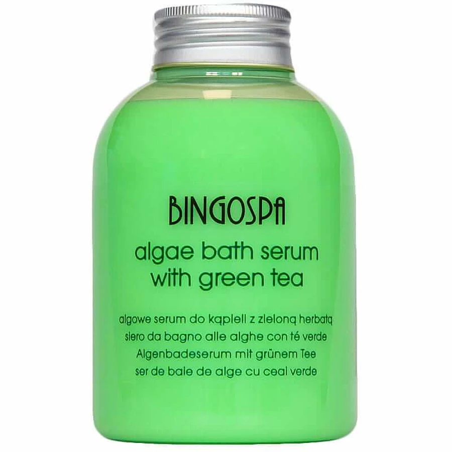 BingoSpa Suero de baño de algas con té verde, 500 ml