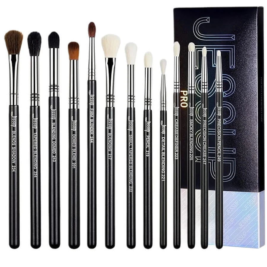 Jessup Pro Blending Brushes Set T338 eye makeup brushes, 13 pieces