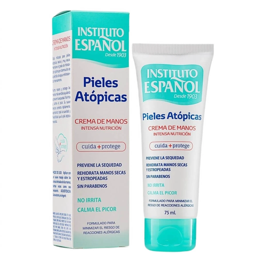Instituto Espanol Crema mani per pelli atopiche, 75 ml