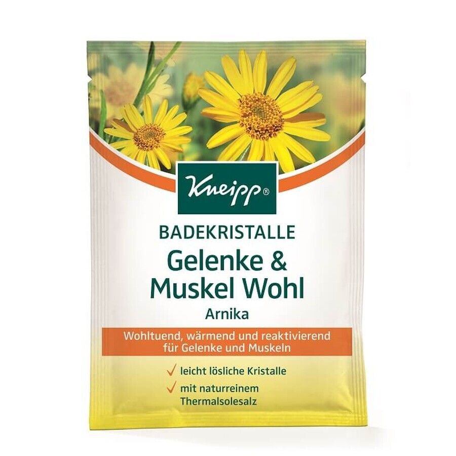 Cristale de baie Articulatii si Muschi relaxati, 60 g, Kneipp