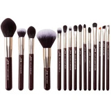 Jessup Zinfandel Makeup Tool brush set T282, 15 pieces