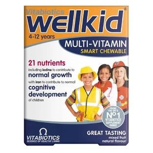 Vitabiotics Wellkid Multi-Vitamin, 30 Kautabletten