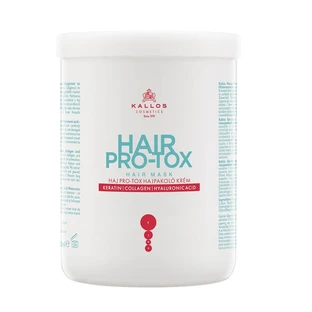 Kallos KJMN Haar Pro-Tox Masker met Keratine-Collageen en Hyaluronzuur, 1000 ml