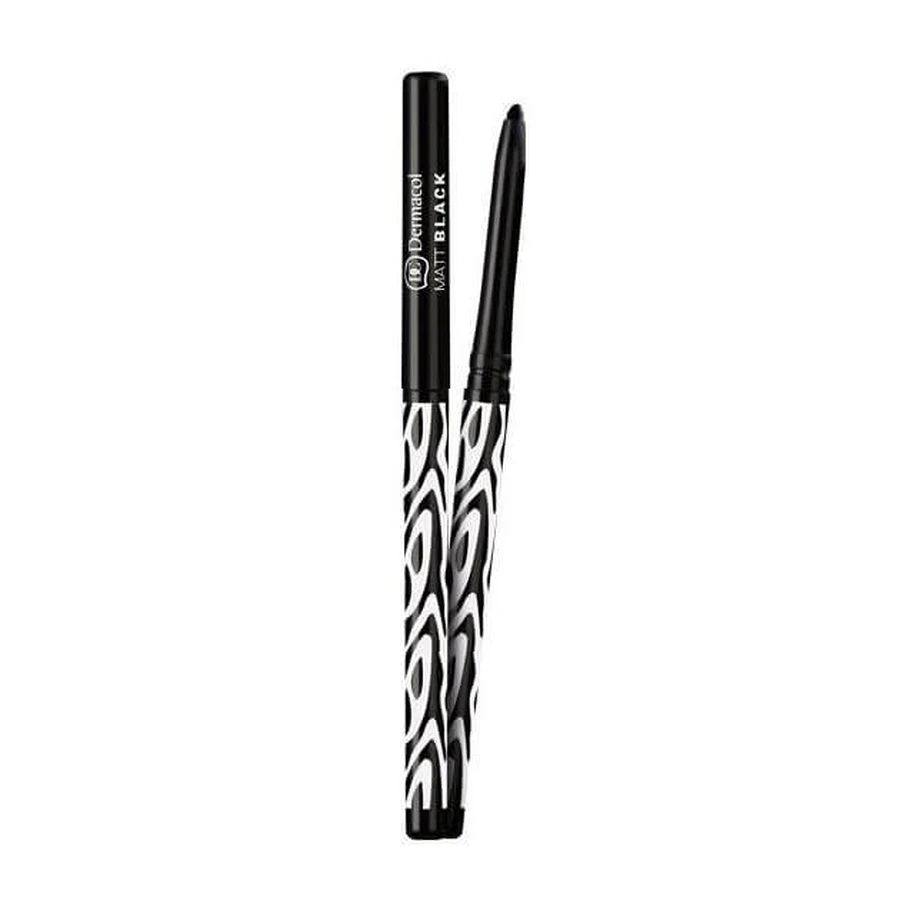 Dermacol, Matte Eyeliner Zwart, 4.3 g