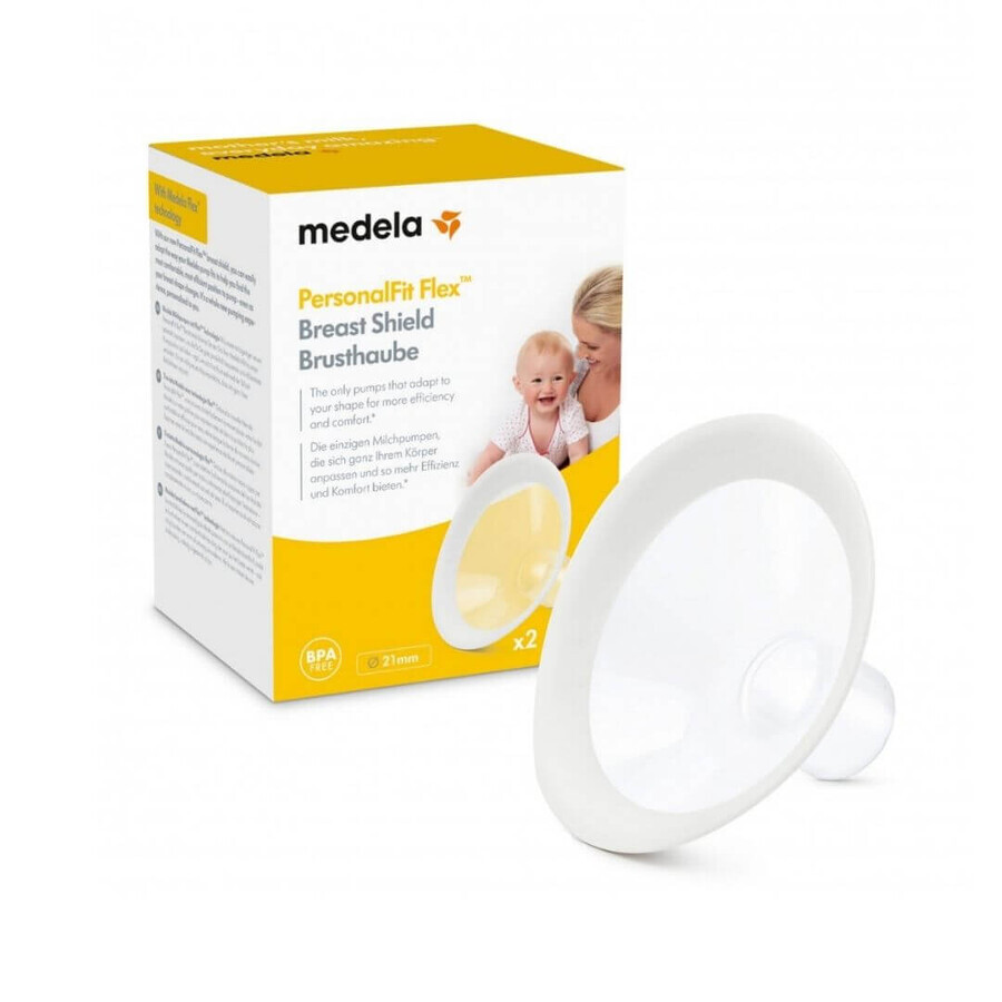 Collecting cups, 24mm, 2 cups, Personalfit Flex, Medela