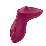 Satisfyer Exciterrr Lay-on clitoral vibrator with beads Berry