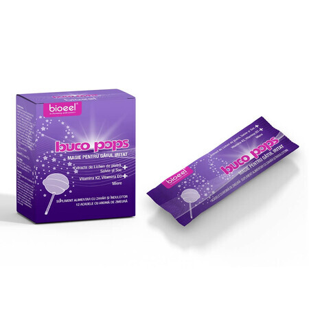 Buco Pops, 12 acadele, Bioeel