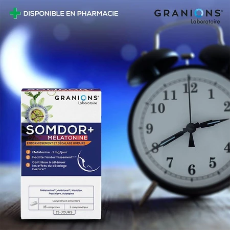 Granions Somdor+ Melatonine 15 tabletten