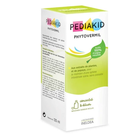 Pediakid Phytovermil Sirup gegen Darmparasiten, 125 ml