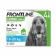 Frontline Combo Spot-on dog M from 10-20kg 4 pipettes 1.34 ml