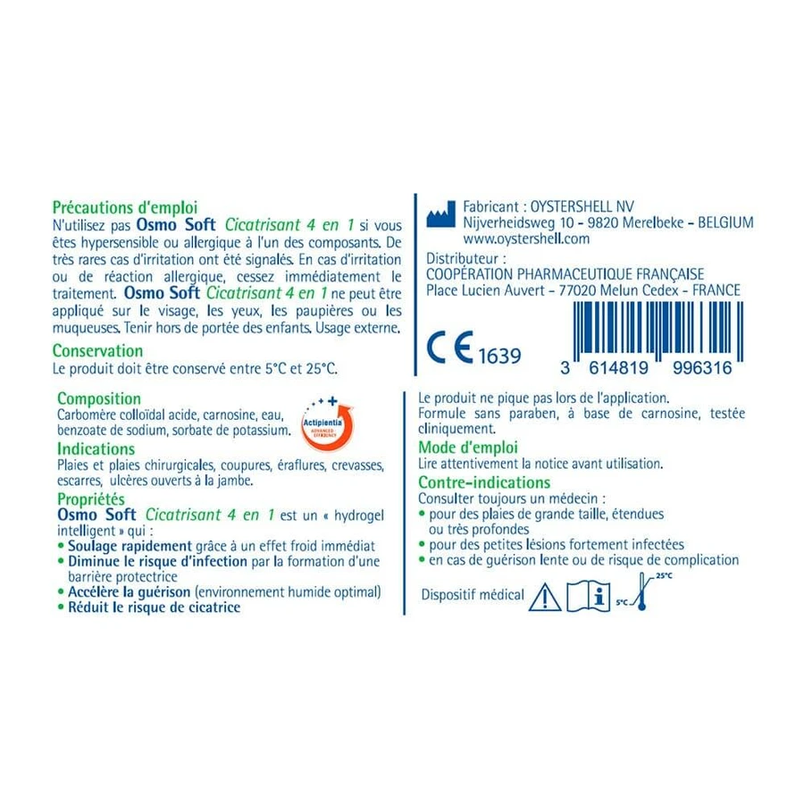 Osmo Soft Healing Gel 4in1 zur Wundbehandlung 50g