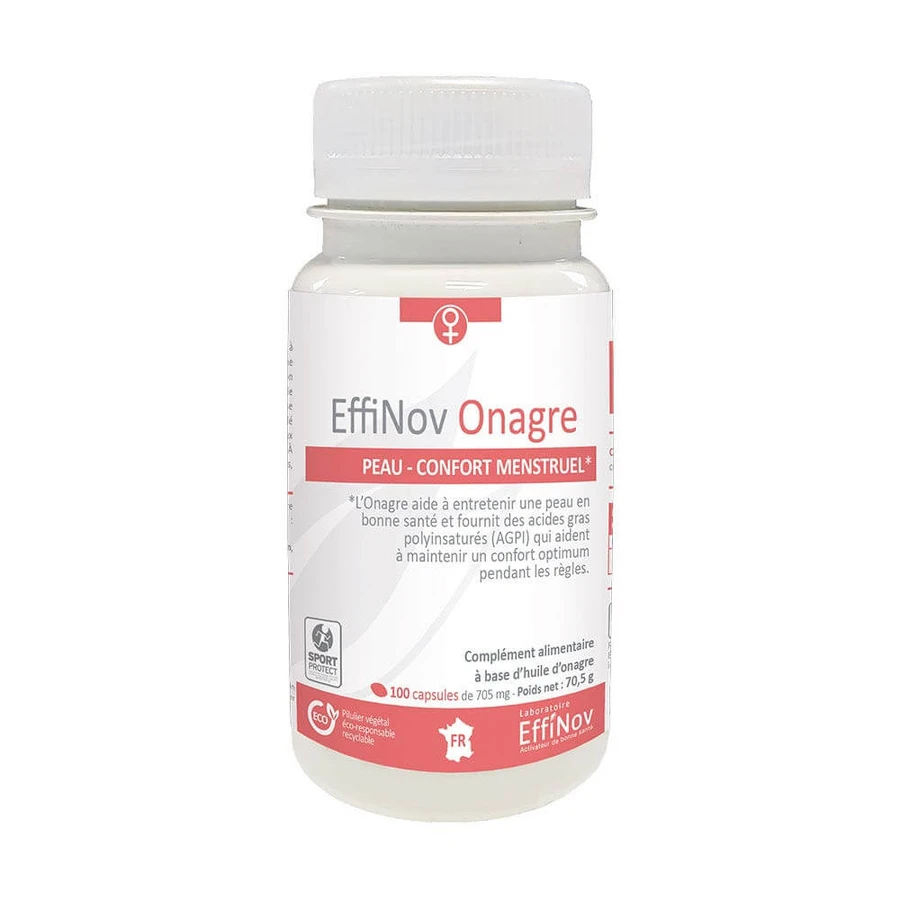 Effinov Nutrition Enotera Haut und Menstruationskomfort 100 Kapseln