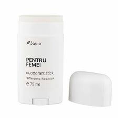 Deodorante stick senza alcool per donna, 75 ml, Sabio