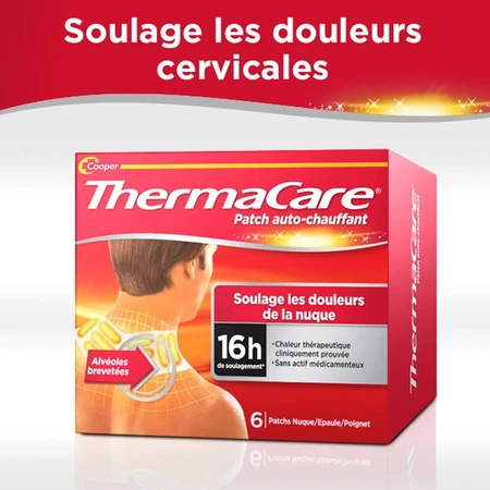 Thermacare zelfverwarmende pleister voor nek, schouder en pols x6