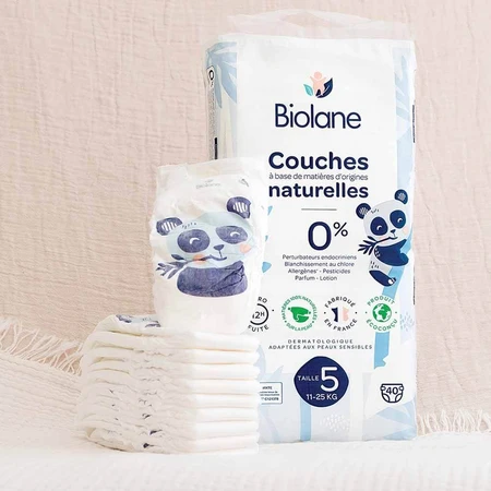 Biolane Naturals Ecological Diapers Size 5 x40