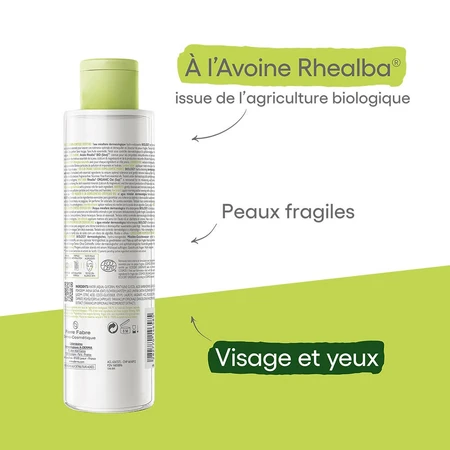 A-Derma Biology Organic hydroreinigend dermatologisch micellair water 200 ml