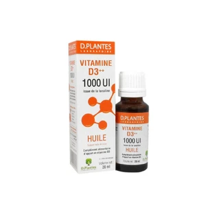 D. Plantes Vitamins D3 Oil 1000IU 20ml