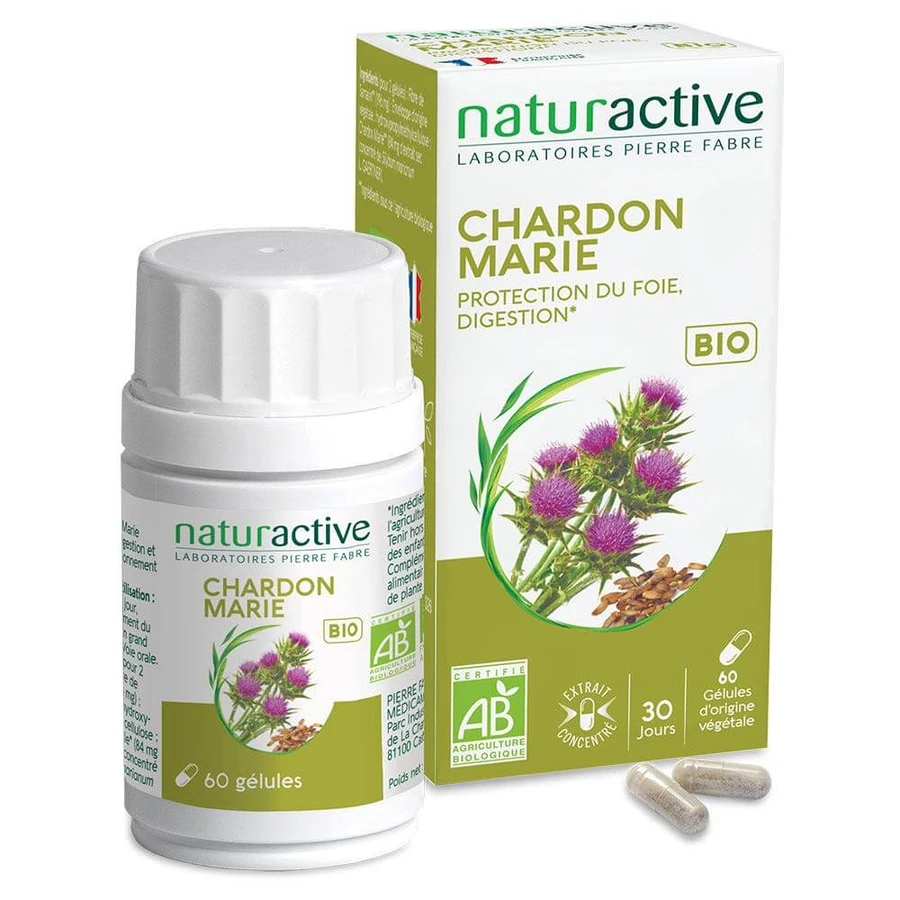 Naturactive Cardo mariano ecológico 60 cápsulas