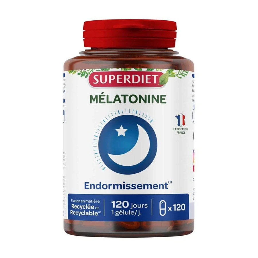Superdiet Melatonin 120 Capsules 120 Gélules